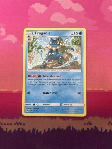 Pokemon Card Frogadier Forbidden Light 23/131 Near Mint