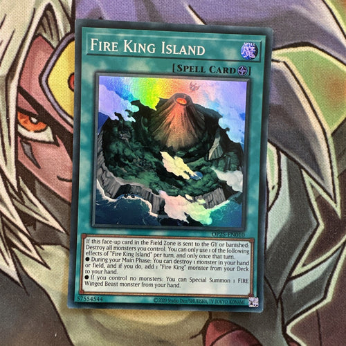 OP25-EN010 Fire King Island Super Rare Unlimited Edition NM Yugioh Card