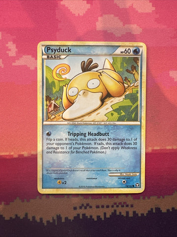 Pokemon Card Psyduck Triumphant Common 74/102 Near Mint