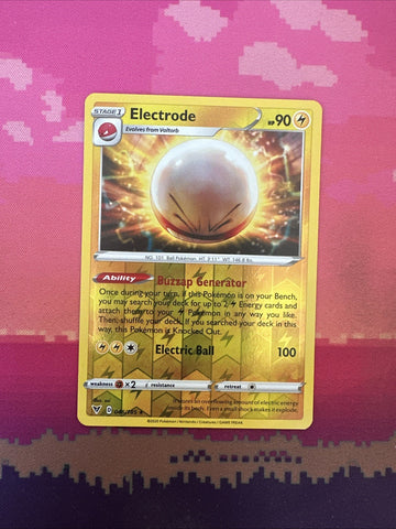 Pokemon Card Electrode Vivid Voltage Reverse Holo Rare 046/185 Near Mint