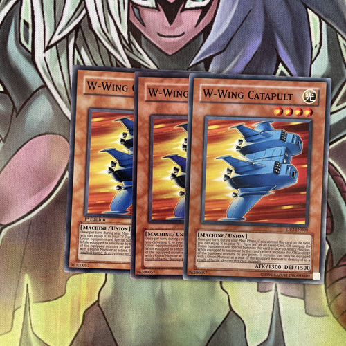 DP2-EN008 x3 W-Wing Catapult Common Excellent Condition Yugioh