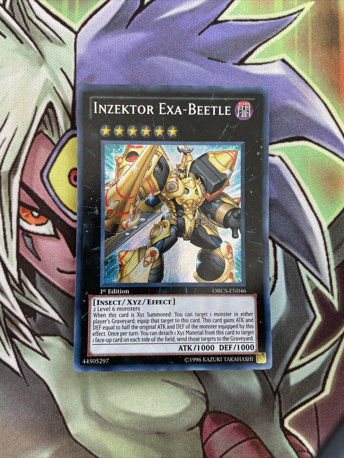 ORCS-EN046 Inzektor Exa-Beetle Secret Rare 1st Edition NM Yugioh Card