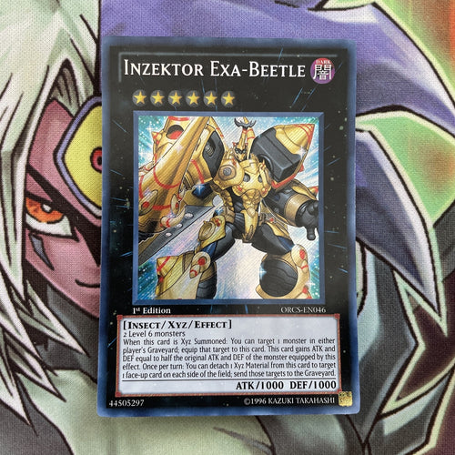 ORCS-EN046 Inzektor Exa-Beetle Secret Rare 1st Edition NM Yugioh Card