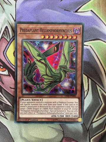 LED5-EN046 Predaplant Heliamphorhynchus Super Rare 1st Edition NM Yugioh Card