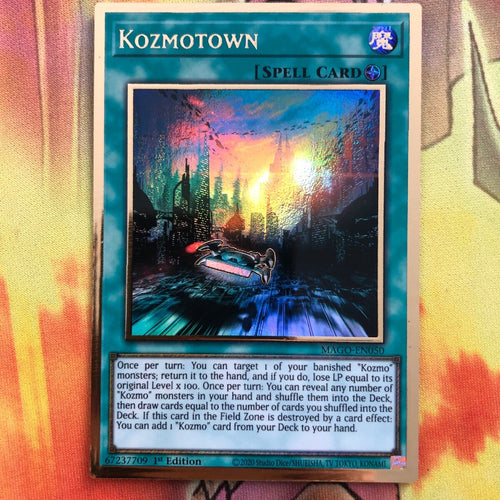 MAGO-EN050 Kozmotown Premium Gold Rare 1st Edition Mint YuGiOh Card