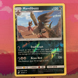 Pokemon Card Mandibuzz Team Up Reverse Holo Rare 93/181 Near Mint