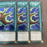 LCKC-EN027 x3 The Flute of Summoning Dragon Secret Rare 1st Edition Mint YuGiOh