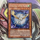 CT04-EN002 Crystal Beast Sapphire Pegasus Secret Rare Limited Ed NM Yugioh Card