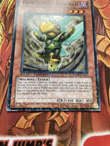 DT04-EN067 Genex Ally Birdman - LP/MP Yugioh (back)