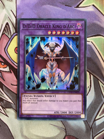 OP19-EN010 D/D/D Oracle King D'Arc Super Rare UNL Edition NM Yugioh Card