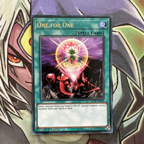 AC19-EN018 One For One Ultra Rare 1st Edition NM Yugioh Card