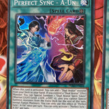 PHRA-EN058 3 x Perfect Sync - A-Un Super Rare 1st Edition YuGiOh NEW