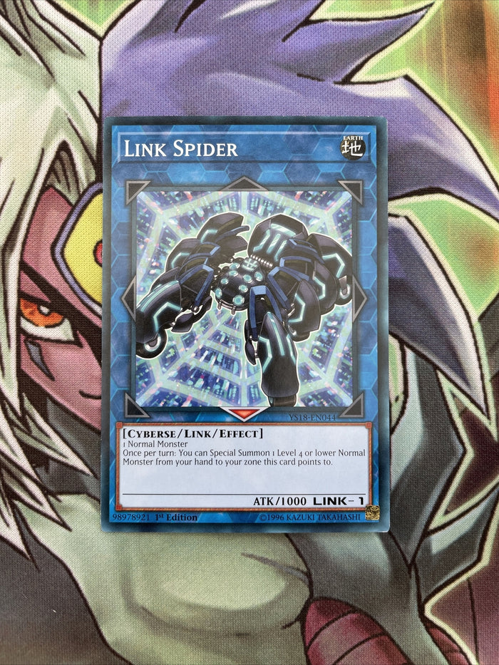 YS18-EN044 Link Spider Common 1st Edition NM Yugioh Card
