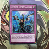 RA01-EN075 Infinite Impermanence Platinum Secret Rare 1st Edition NM Yugioh Card