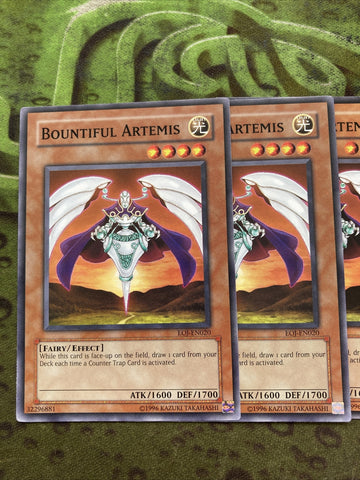 EOJ-EN020 Yugioh 3x Bountiful Artemis (Mixed) (back)