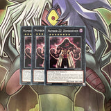 OP20-EN019 x3 Number 22: Zombiestein Common Excellent Condition Yugioh
