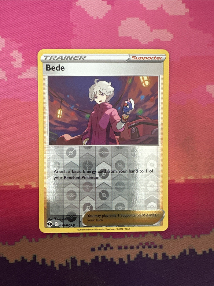 Pokemon Card Bede Champions Path Reverse Holo 050/073 Near Mint
