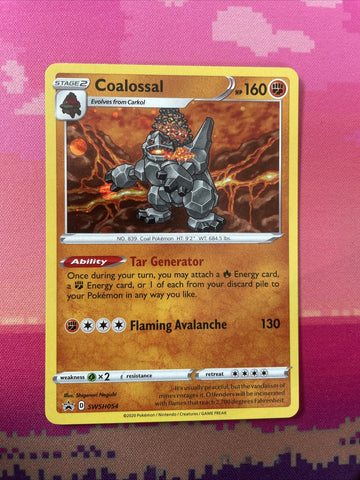 Pokemon Card Coalossal SWSH054 Black Star Promo NM