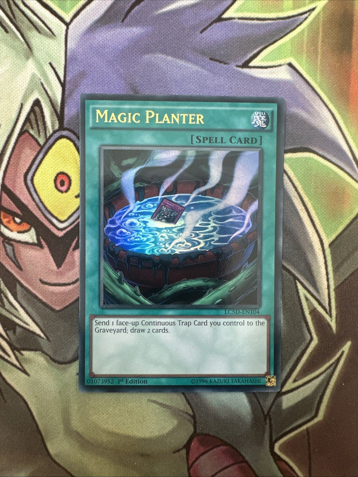 LC5D-EN104 Magic Planter Ultra Rare 1st Edition NM Yugioh Card