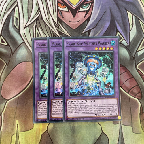 HISU-EN018 x3 Prank-Kids Weather Washer Super Rare Excellent Condition Yugioh