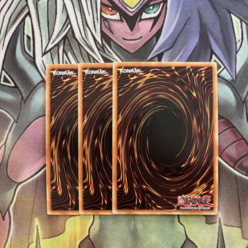 FIGA-EN018 x3 Fire Fortress atop Liang Peak Secret Excellent Condition Yugioh (back)