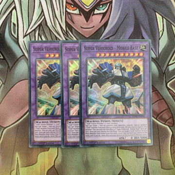 LEDU-EN030 x3 Super Vehicroid - Mobile Base Super Excellent Condition Yugioh
