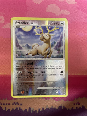 Pokemon Card Stantler Secret Wonders Reverse Holo 113/132 Near Mint