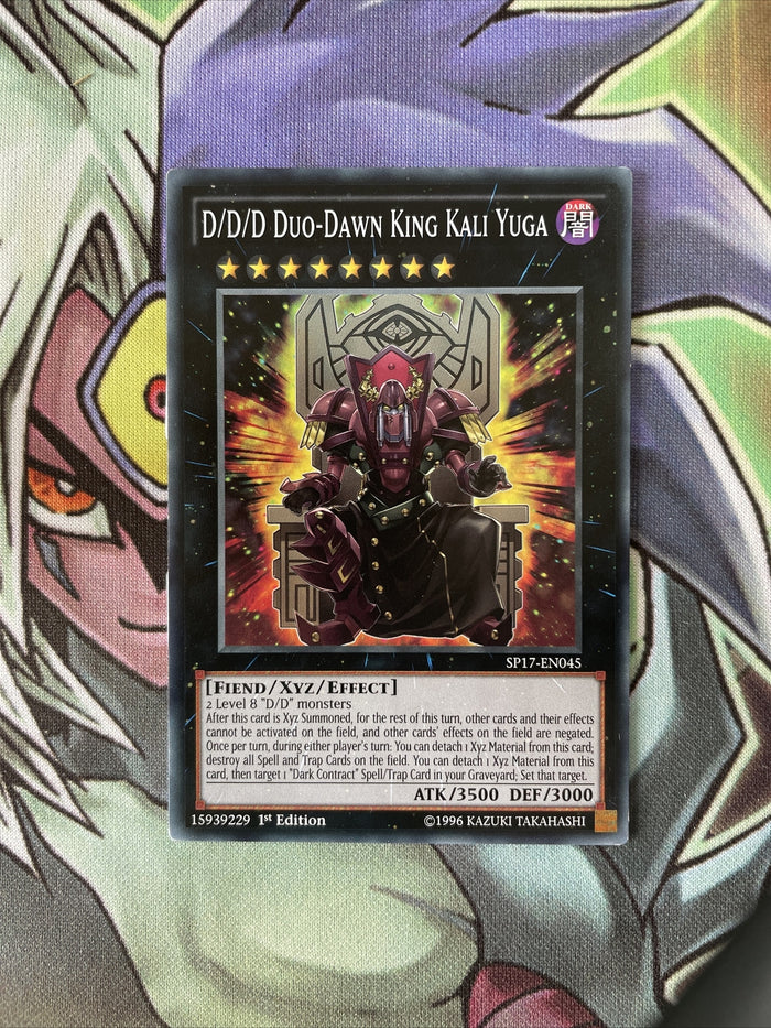 SP17-EN045 D/D/D Duo-Dawn King Kali Yuga Common 1st Edition Near Mint YuGiOh C