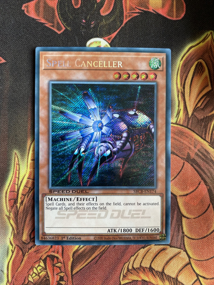 SBCB-EN174 Spell Canceller Secret Rare 1st Edition NM Yugioh Card