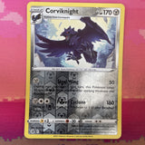 Pokemon Card Corviknight Fusion Strike Reverse Holo Rare 190/264 NM
