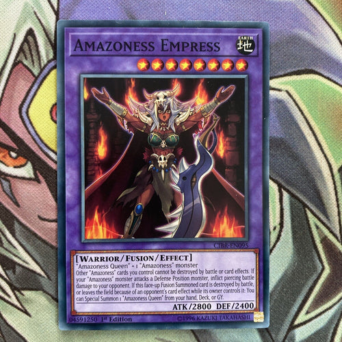 CIBR-EN095 Amazoness Empress Common 1st Edition NM Yugioh Card