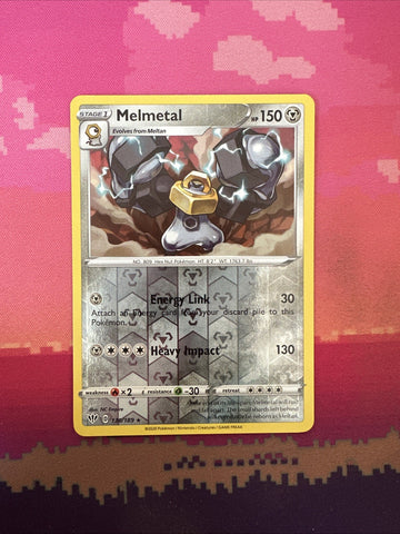 Pokemon Card Melmetal Darkness Ablaze Reverse Holo Rare 130/189 NM