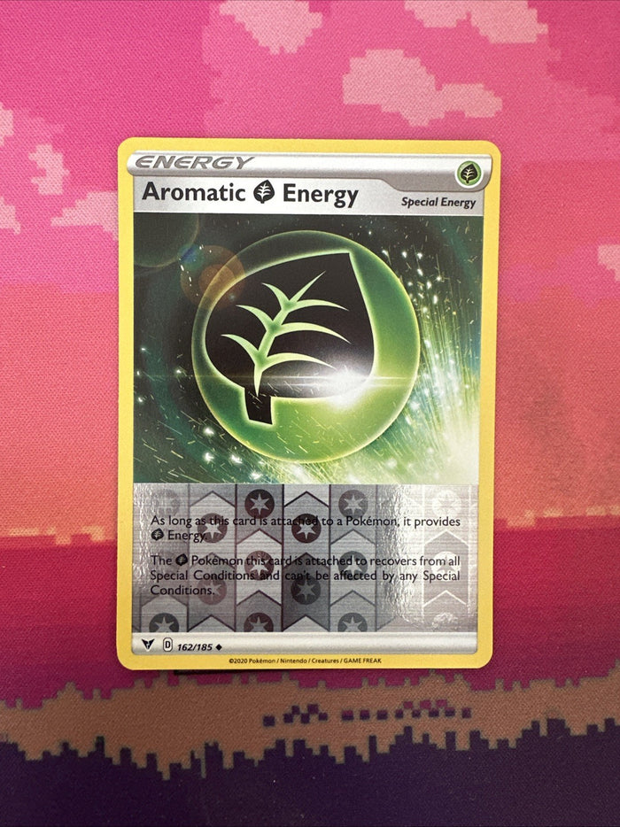 Pokemon Card Aromatic Energy Vivid Voltage Reverse Holo 162/185 NM