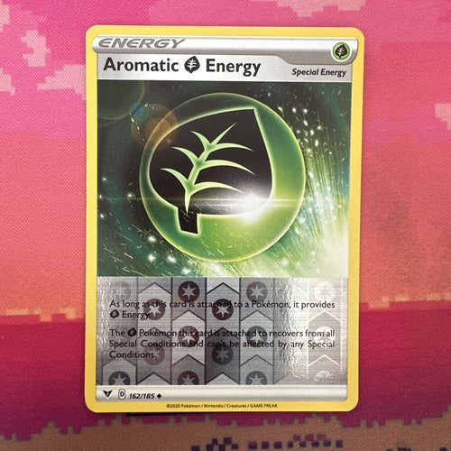 Pokemon Card Aromatic Energy Vivid Voltage Reverse Holo 162/185 NM