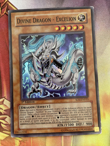 SOI-EN033 Divine Dragon - Excelion Super 1st Ed Yugioh