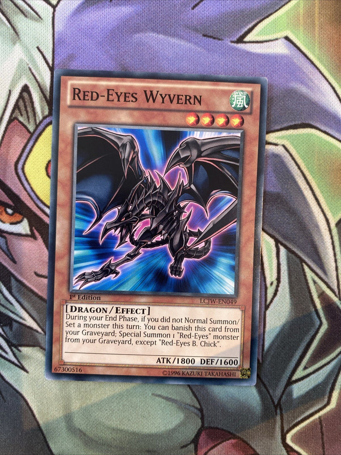LCJW-EN049 Red-Eyes Wyvern Common 1st Edition NM Yugioh Card
