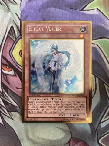 PGLD-EN036 Effect Veiler Gold Rare 1st Edition NM Yugioh Card
