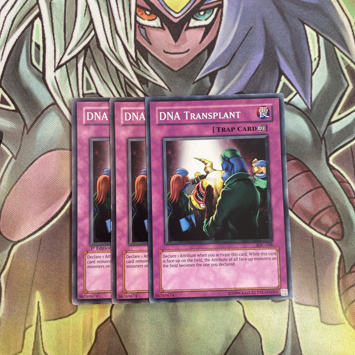 IOC-108 x3 DNA Transplant Common Excellent Condition Yugioh