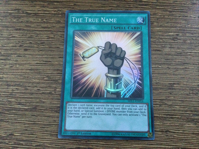 MIL1-EN016 The True Name  - 1st Edition - Super Rare - Yugioh!