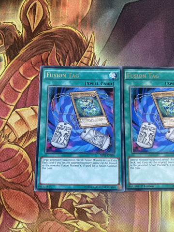 SHVI-EN066 x3 Fusion Tag Yugioh Cards NM 1st ed (back)