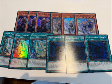 x12 Card Dream Mirror Deck Core Super Rare Deck Builder Ikelos, Morpheus, Terror