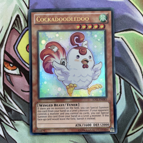 JOTL-EN083 Cockadoodledoo Ultra Rare Unl Edition Yugioh Card NM