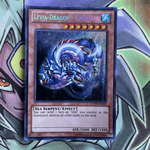 LCYW-EN249 Levia-Dragon - Daedalus Secret Rare UNL Edition NM Yugioh Card