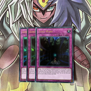 DUDE-EN049 x3 Lost Wind Ultra Rare Excellent Condition Yugioh
