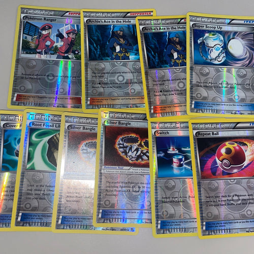 9 Card Pokemon Black And White To Sun And Moon Reverses