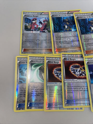 9 Card Pokemon Black And White To Sun And Moon Reverses (back)