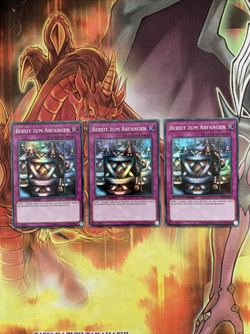 STP2-EN017  Ready for Intercepting x3 Yugioh! Super Rare GERMAN