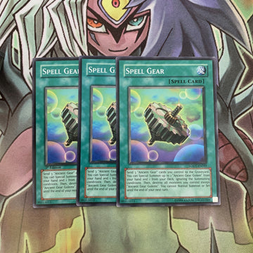 LODT-EN049 x3 Spell Gear Common Excellent Condition Yugioh