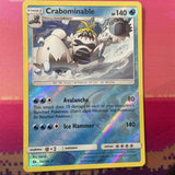 Pokemon Card Crabominable Sun & Moon Reverse Holo Rare 43/149 Near Mint