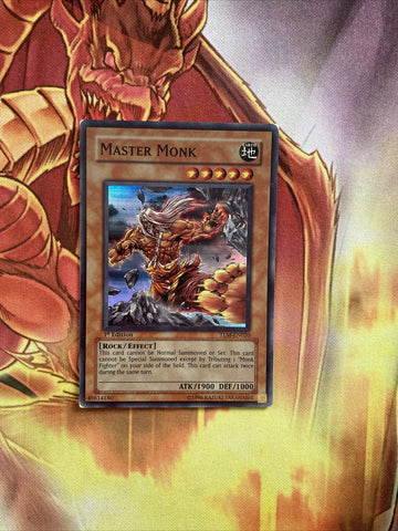 TLM-EN020 Master Monk 1st Edition Super Rare LP  Yugioh Card